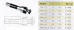    R8 (7/16"- 20UNF) / d16-L150 -  . .  .   -  - 